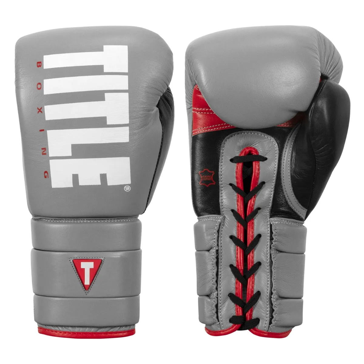 TITLE Boxing Leather Enforcer Pro Sparring Gloves