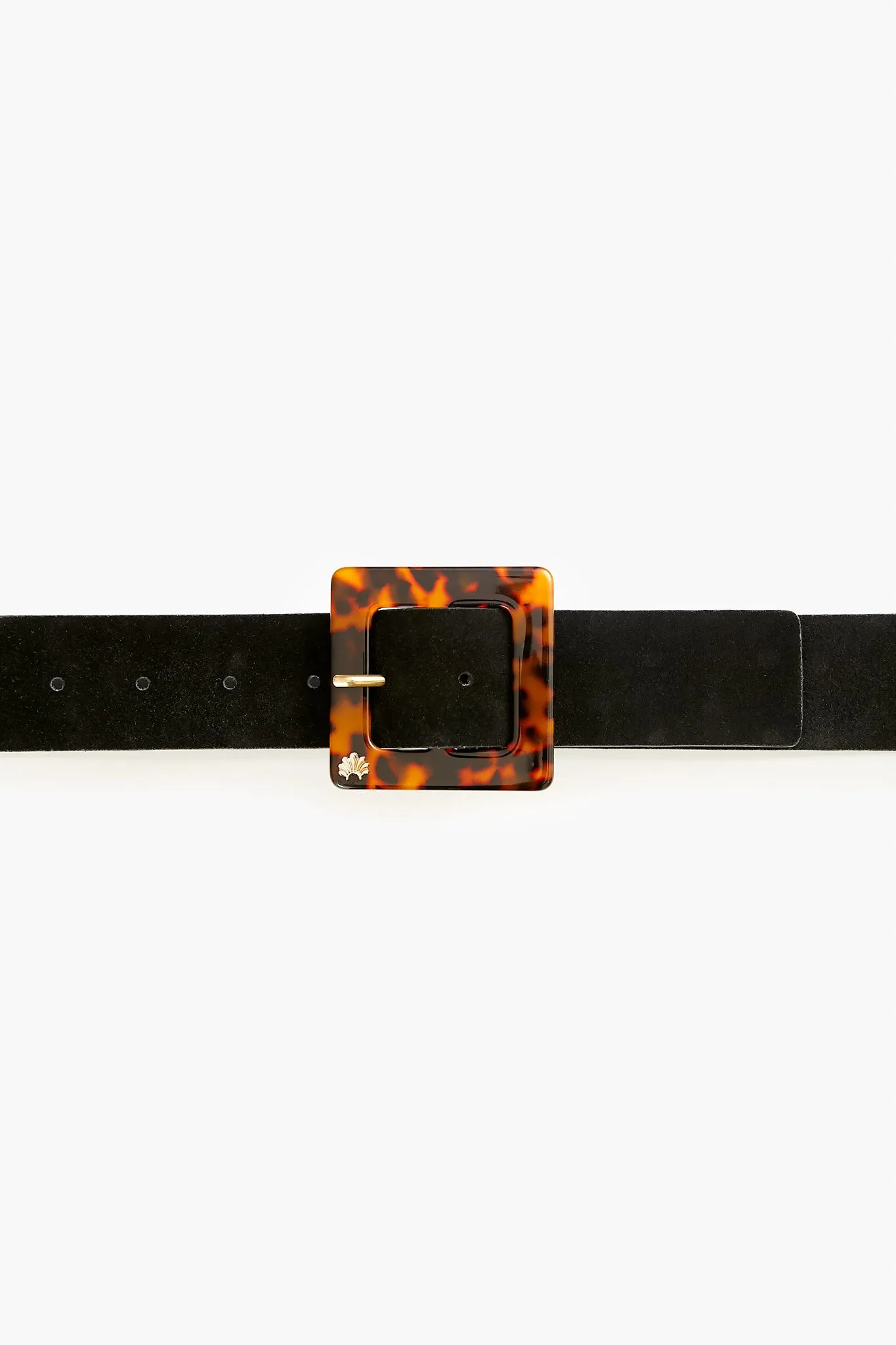 Tortoise Acetate Buckle Belt