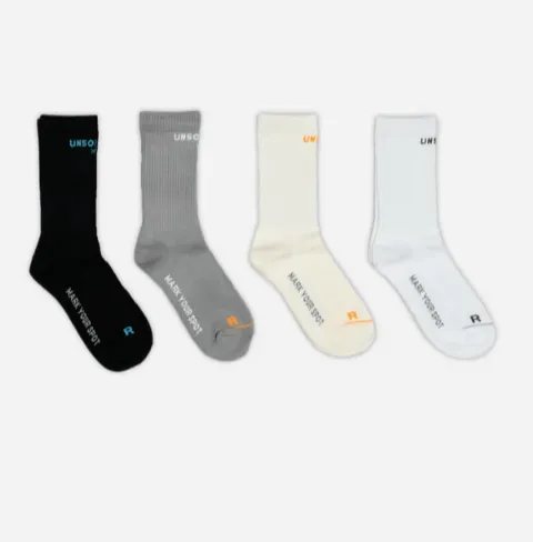 Unsorted - Mid Crew Socks - 4 pack